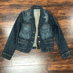 Tristan and Iseut Denim Jean Jacket Sz L